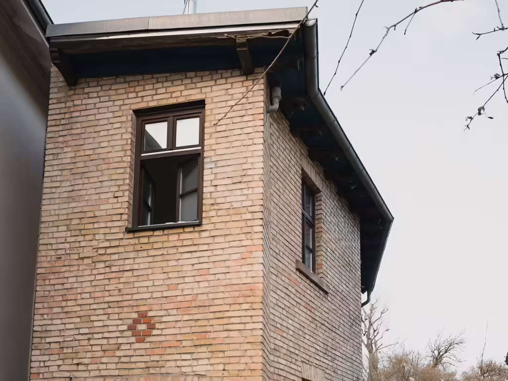 Das Backhaus ist von außen zu sehen.